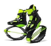 Jump Kangaroo Shoes Jump Shoes Spliced Sports Moon,Anti-Gravity Running Jumping Shoes ,Load 15-55kg Green
