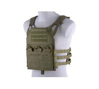 Jump Laser-Cut Tactical Vest - Olive Green