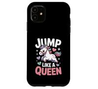 Jump Like A Queen Cute Kawaii Pony Rider Case for iPhone 11