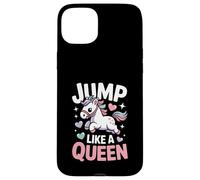 Jump Like A Queen Cute Kawaii Pony Rider Case for iPhone 15 Plus