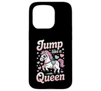 Jump Like A Queen Cute Kawaii Pony Rider Case for iPhone 15 Pro