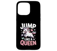 Jump Like A Queen Cute Kawaii Pony Rider Case for iPhone 15 Pro Max
