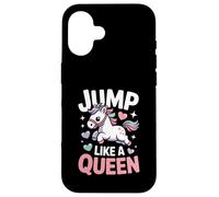 Jump Like A Queen Cute Kawaii Pony Rider Case for iPhone 16