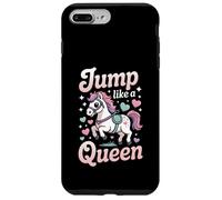Jump Like A Queen Cute Kawaii Pony Rider Case for iPhone 7 Plus/8 Plus