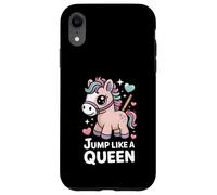 Jump Like A Queen Cute Kawaii Pony Rider Case for iPhone XR
