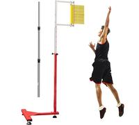 Jump Measurement Tester, Floor-Standing Vertical Jump Tester with Telescopic Reset Rod, Ideal for Volleyball Training and Slam Dunk Practice, 5.6-11.8 ft Range