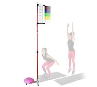 Jump Measurement Tester, Vertical Jump Tester with Stable Base Standing High Jump Training Equipment Basketball Volleyball Spike Coach Challenger(3.9-11.5 Feet)