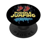 Jump Over the Puddles for a Day Full of Smiles PopSockets Adhesive PopGrip