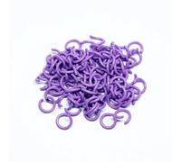 Jump Rings 1000pcs 1.2x8mm Colorful Open Split Rings for DIY Jewelry Making for Jewelry Making(Light Purple 12)