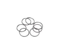 Jump Rings 30-200Pcs 3-25mm Stainless Steel Split Ring Open Single Loops Jump Rings Connectors for DIY Jewelry Making Findings Accessories(1.2 x 15mm 100pcs)