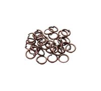 Jump Rings 50-200pcs DIY Jewelry Findings Open Single Loops Jump Rings Split Ring for Making Connectors(Color 5,5mmX200PCS)