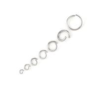 Jump Rings, Jump Rings 200pcs 3-10mm Stainless Steel Open Split Connectors Jewelry Making Silver Gold(8mm)