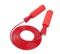 Jump Rope Adult Fitness Fat Burning Jump Rope Sports Competition Jump Rope Sponge (Color : Red, Size : 1 size)