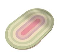 Jump Rope Blanket Shock Absorption Floor Mat Yoga Mat Anti-slip Silent Carpet Sound Insulation Sports Blanket(Light green,80x160cm)