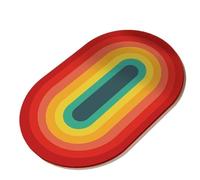 Jump Rope Blanket Shock Absorption Floor Mat Yoga Mat Anti-slip Silent Carpet Sound Insulation Sports Blanket(Red,140x200cm)
