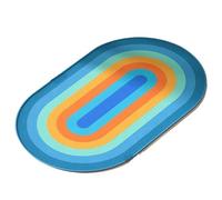 Jump Rope Blanket Shock Absorption Floor Mat Yoga Mat Anti-slip Silent Carpet Sound Insulation Sports Blanket(Blue,80x120cm)