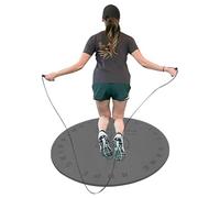 Jump Rope Cardio Mat, Fitness Exercise Mat- Yoga Exercise Mat for Absorbing Shock & Rope Protection, Indoor & Outdoor Skipping Rope Mat, Excellent Stability, Easy Storage, Protects Floors