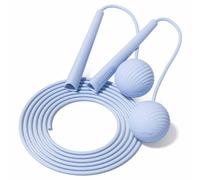 Jump Rope-Cordless & Corded Adjustable Jump Rope for Fitness with Large Ball for Home Gym & Travel for Men and Women (Blue)