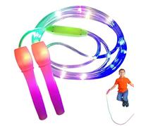 Jump Rope for Kids, Colorful Luminous Workout Jump Rope, Non-slip Wear-Resistant Workout Equipment Sport Accessories for Kids Adults Children Girls Boys