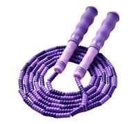 Jump Rope Kids - Girls Jump Rope, 8FT Beaded Adjustable String, Girls Jumps Ropes, Soft Segmented Tangle-Free Beads, Ergonomic Handles | Professional Fitness Exercise For Gym Home Workout