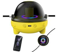 Jump Rope Machine - 1200mAh Music Jump Rope Machine | Nylon Wireless Skipping Rope | LED Skipping Machine with Remote Control | 1-10 Adjustable Speed Large Screen for Indoor & Outdoor Exercise