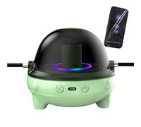 Jump Rope Machine - 1200mAh Music Jump Rope Machine | Nylon Wireless Skipping Rope | LED Skipping Machine with Remote Control | 1-10 Adjustable Speed Large Screen for Indoor & Outdoor Exercise