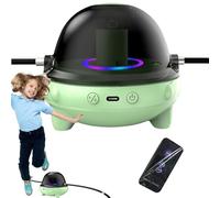 Jump Rope Machine | Adjustable Jump Counter with Music, Skipping Rope with Remote Control 10 Adjustable Speeds for Gym, School, Yoga, Home, Workout