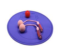 Jump Rope Mat - 58 Cm TPE Round Exercise Pad | 6mm Shock Absorbing Noise Isolating Non-Slip Thickened Mat | Ideal For Beginners, Indoor Sports, Yoga, Fitness, Dance Exercise, Training