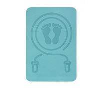Jump Rope Mat, Skipping Rope Workout Mat, Shock Absorbing Fitness Pad for Home Gym Flooring, Non-Slip Equipment for Floor and Ropes Protection, Exercise Cushion