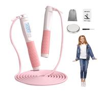 Jump Rope with Counter - Digital Training Strap | Weighted Counter Jump Rope | for Workout Fitness Fat Burning Home Gym Men Women Young Atlet