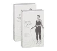 Jump Rope With Counter - Pack of 2 - Perfect for Aerobic Workouts That Elevate Your Heart Rate and Burn Calories Fast - Ergonomic Handles for Maximmum Comfort