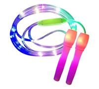 Jump Ropes for Fitness - Luminous Jumping Rope for Children | Wear-Resistant Sport Accessories, Shock-Absorbing Multi-color Workout Equipment for Home Training