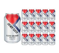 Jump Ship Brewing | Flying Colours 0.5% | Alcohol Free Beer | A Premium and Refreshing Non Alcoholic Pale Ale | Gluten Free | Vegan | 12 x 330ml cans