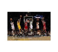 Jump Shot Poster Canvas Decorative Painting Modern Aesthetic Decorative Painting Bedroom Living Room Art Poster 16x24inch(40x60cm) Unframe-style