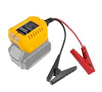 Jump Starter Adapter for DeWalt 18V/20V Battery, 13.5V Auto Booster Cable Adapter with LED Lights, Portable Car Jump Cables for Jump Starting Dead or Weak Batteries (Only Adapter)