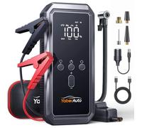 Jump Starter Power Pack 7000A 21800mHA with Air Compressor 150PSI Car Battery Jump Starter Power Bank (All Gas/ 9.0L Diesel/Hybrid), 12V Car Battery Booster with 160W DC Output, Flashlight