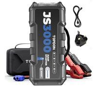 Car Battery Jump Starter, TOPDON JS3000 12V 3000A Battery Booster Jump Starter Pack for Up to 9L Gas/ 7L Diesel Engines, Portable Car Battery Charger with Handle Jumper Cable and EVA Protection Case