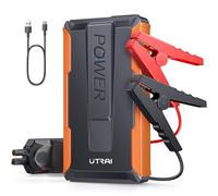 Jump Starter Power Pack,UTRAI 4000A 12V Car Battery Jump Starter Booster(For 9L Petrol/7.5L Diesel) Portable Jump Pack with Jump Leads,LED Flashlight,3.0 Quick Charge