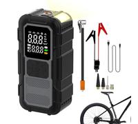 Jump Starter with Air Compressor - 12V 4000A LED Lighting | Cold Weather Car Jump Starter | for Everyday Driving Long Trips Commuting Drivers Professionals