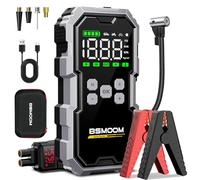 Jump Starter with Air Compressor, 7000A 26800mAh 150PSI Portable Car Battery Jump Starter (All Gas/10.0L Diesel), Jump Box Portable Jumper Cables with 3.4" LCD Display, 2 Lights