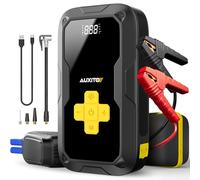 Jump Starter with Air Compressor, AUXITO 3500A Portable Car Jumper, 150PSI Digital Tire Inflator, 12V Jump Box for All Gas/8L Diesel Engine, Power Bank with Type-C Quick Charger, 400LM Emergency Light