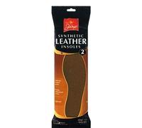 JUMP Synthetic Leather Insoles 2pk, Unisex-Adults, Beige, 4pk, High Arch, Cushioned Comfort, General Comfort and Support