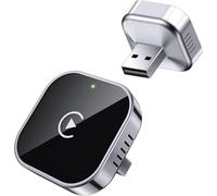 Jumpeak Wireless CarPlay Adapter Upgrade Wired CarPlay to Wireless, Mini USB Design for Cars with Built-in Wired CarPlay Plug and Play Easy Use Fast Stable Connection Car Play for iPhone