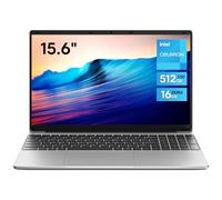 jumper 15.6 inch Laptop, Quad-Core N5095 Processor(up to 2.9GHz), 512GB SSD 16GB DDR4 Laptops, 1080p FHD IPS Display Notebook, Portable Laptops for Business, School, and Work, Keyboard Film UK.