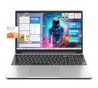 jumper 15.6 inch Laptop with Office 365, 12GB RAM 640GB (512G SSD+128G eMMc) Notebook, 5305U Processor, HD Display Laptops, 5000mAh Battery, Keyboard Film UK, Suitable for Business and Students