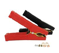 Jumper Cable Battery Clamps Crocodile Clamp Pure Copper 100A/800A/1500A Car Battery Charger Clamps Power Replacement Battery Alligator Clips Jumper Cables Clamp (100-500A)