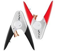 Jumper Cable Clamps Heavy Duty 2 Pcs - Jumper Cable Ends Kit. for Car, Boat, RV, Solar Panels & Electric Fences - Perfect for Car Battery Jump Starting, Charging or Running Applications