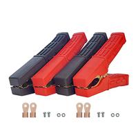 Jumper Cable Clamps, Heavy Duty Pure Copper Alligator Clips, 100-500A Car Battery Charger Clamps (4PCS)…