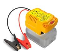 Jumper Cables with Adapter for DeWalt 20V Battery Jump Car Starter,12V Portable Jump Car Starter,with 11AWG Jump kit Cable for Automotive Booster Cable Adapter(Battery not Included)
