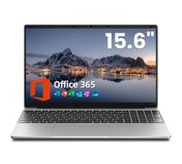 jumper Laptop with Office 365, 15.6 inch HD Display Laptops, 4GB RAM 128GB Storage, 5205U Processor, USB3.0, Windows 11, Keyboard Film UK, Portable Laptops for Business, School, and Work